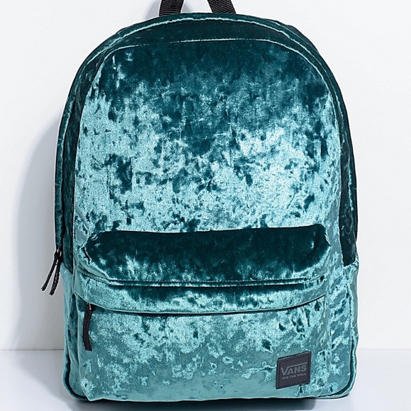 velvet school backpack
